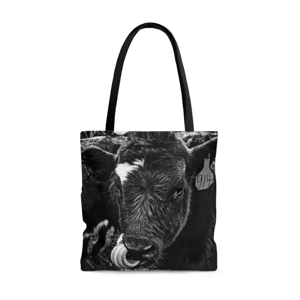 Cow Picture Tote Bag Large size